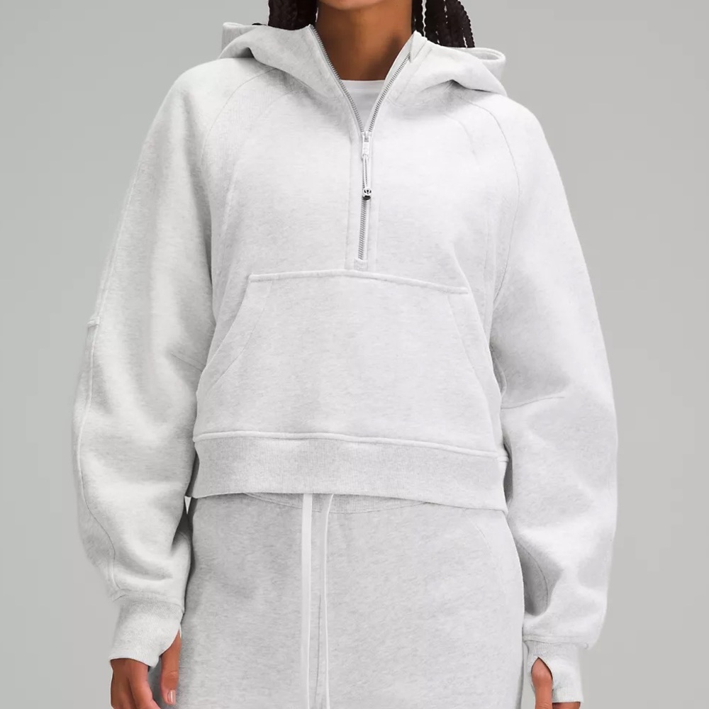 Scuba Oversized Half-Zip Hoodie